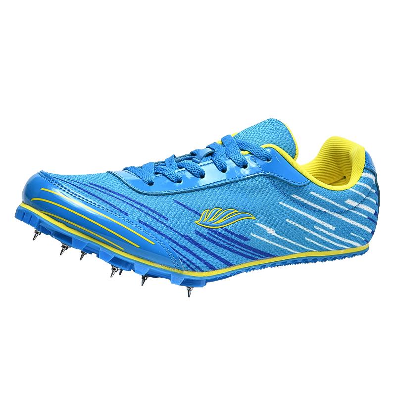 Горячие продажи Мужские и женские кроссовки для легкой атлетики с низким вырезом на шнуровке дышащие кроссовки молодежная мода ультра легкие профессиональные шипованные туфли