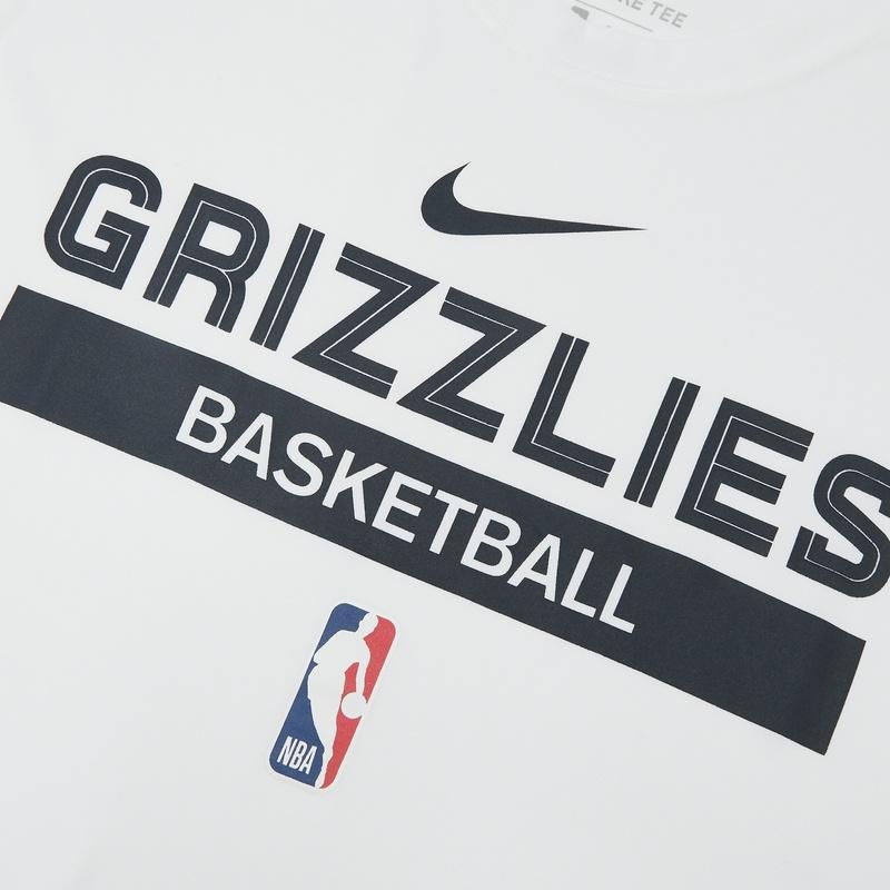 Nike x NBA DRI-FIT Memphis Grizzlies Training Jerseys 'White' Men's FN5207-100