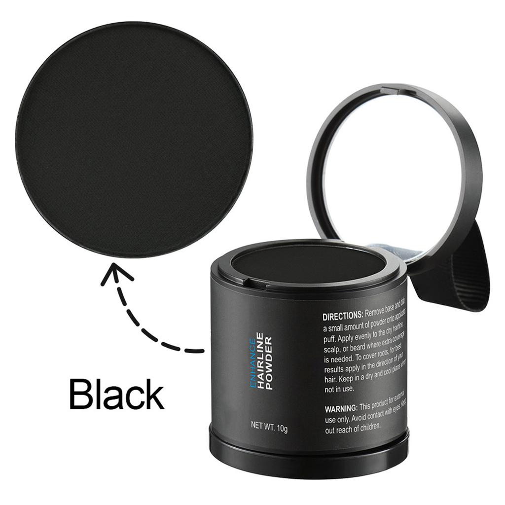 Пудра для подкрашивания линии роста волос и корней - 1 шт. Краска для волос для закрашивания седины и маскировки залысин, подходит для женщин и мужчин