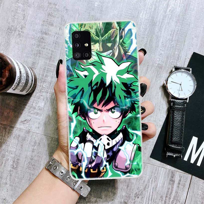 Чехол для телефона My Hero Academy Izuku Deku для Samsung Galaxy A52 A53 A12 A13 A22 A23 A32 A33 A72 A73 A42 A02S A03S 5G A50S Co.