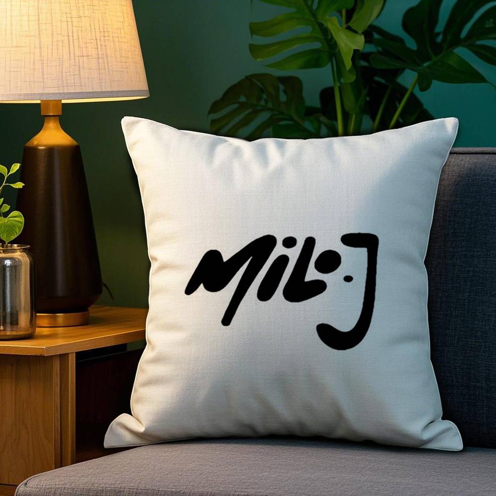 Argentinian M-Milo J Rapper Pillow Case Plush Fabric Soft Double Sided Print Home Sofa High Quality Cushion Cover Throw