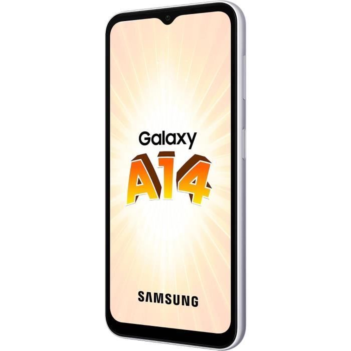 SAMSUNG Galaxy A14 4G Серебристый 64 ГБ - Очень хорошее состояние