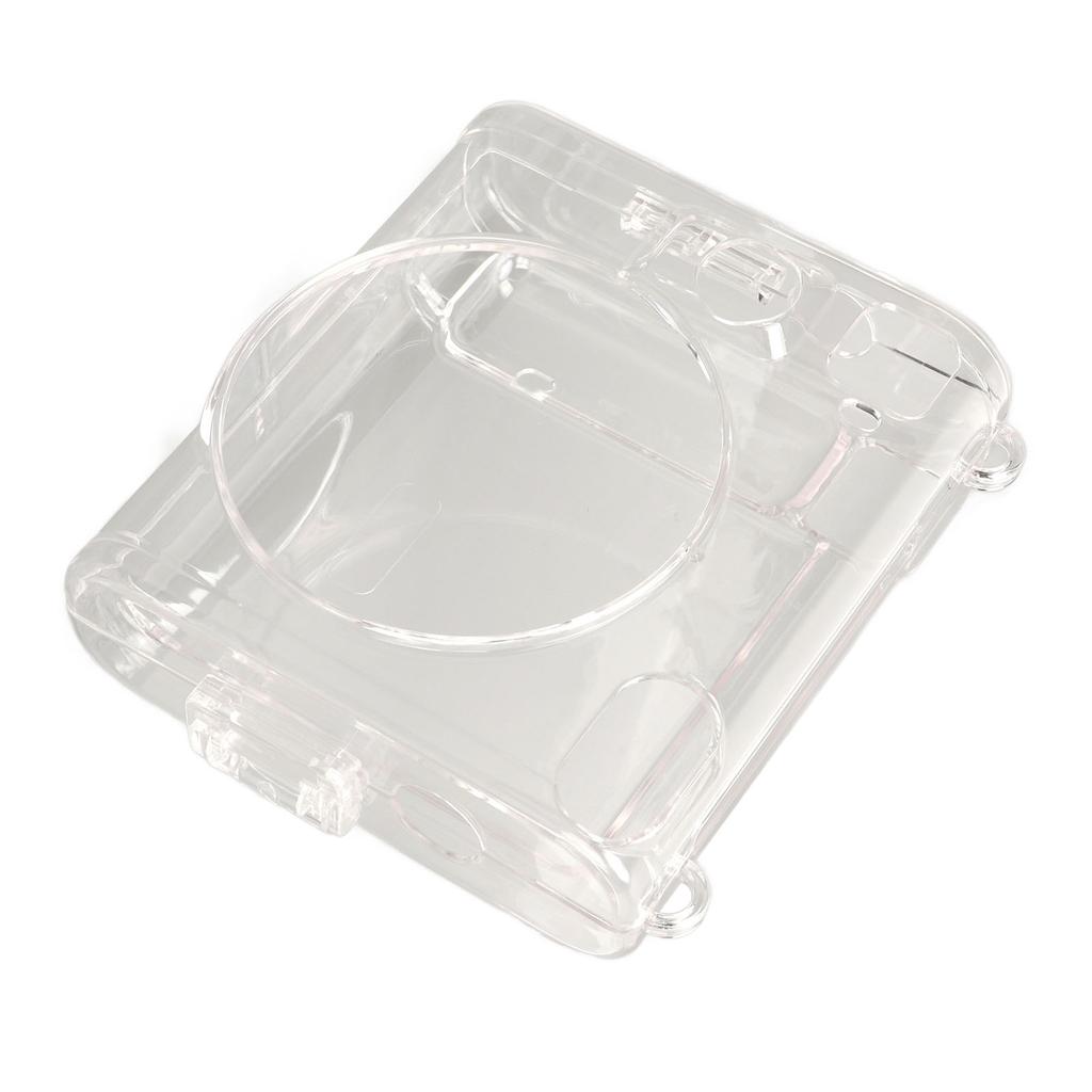 Чехол для моментальной камеры Защитная крышка Прозрачный жесткий корпус с регулируемым съемным ремешком Аксессуар для моментальной камеры для