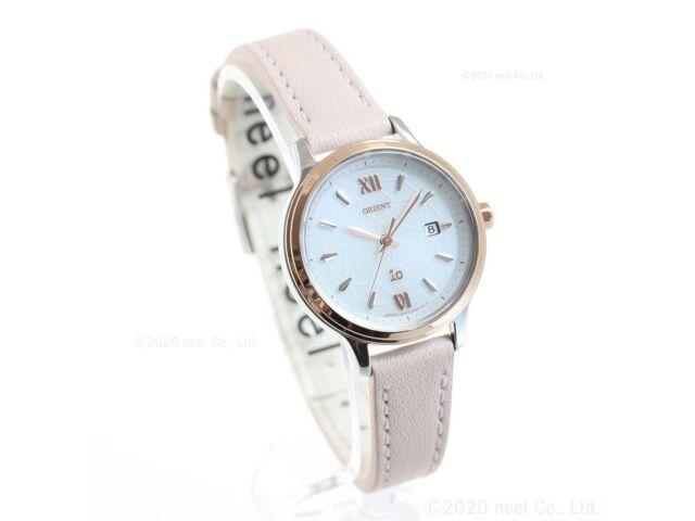 Orient IO Natural & Plain RN-WG0416S кварцевые солнечные часы розовый кожаный ремешок 27,6 мм