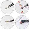 Stainless Steel Dual Head Nail Art Nippers Tweezers Clip Rhinestone Gem Picker