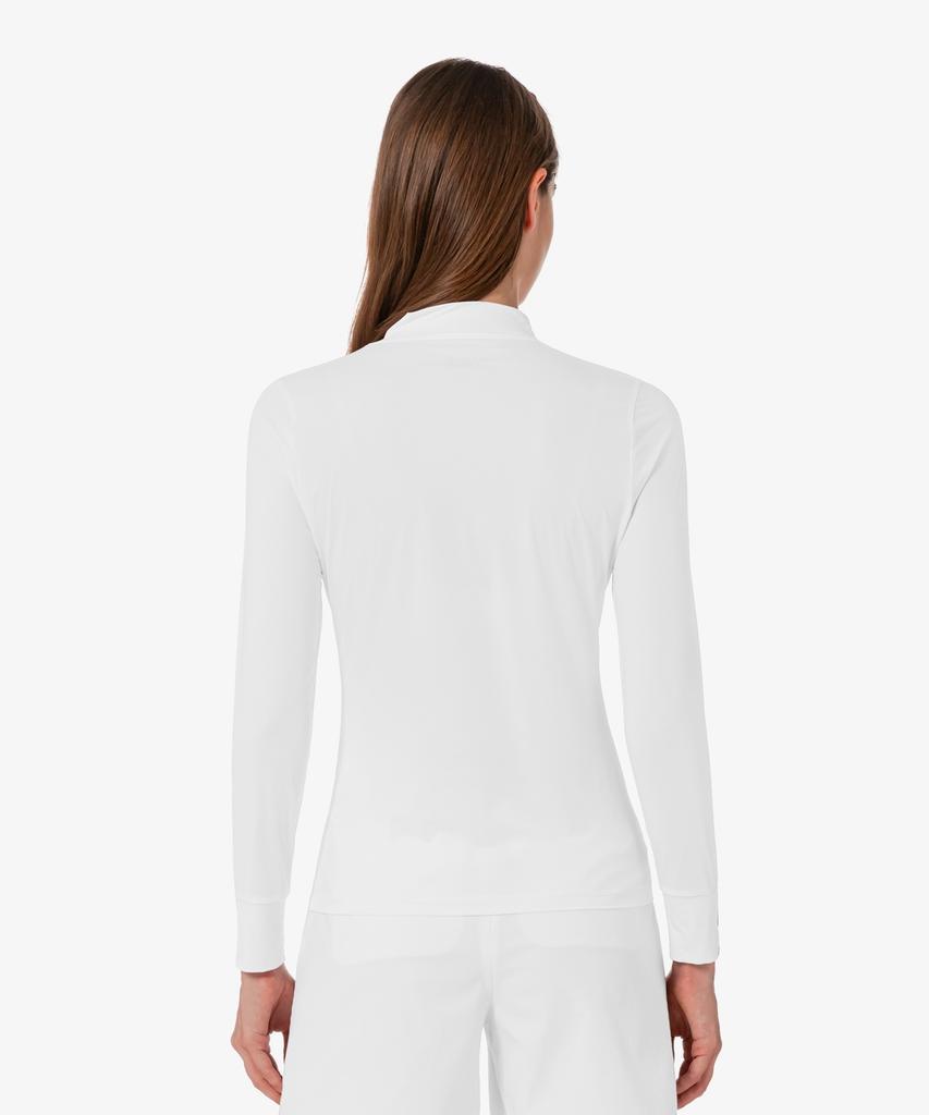 LACOSTE Женская Базовая Футболка с Длинным Рукавом и Воротником Tf211E-56G 001