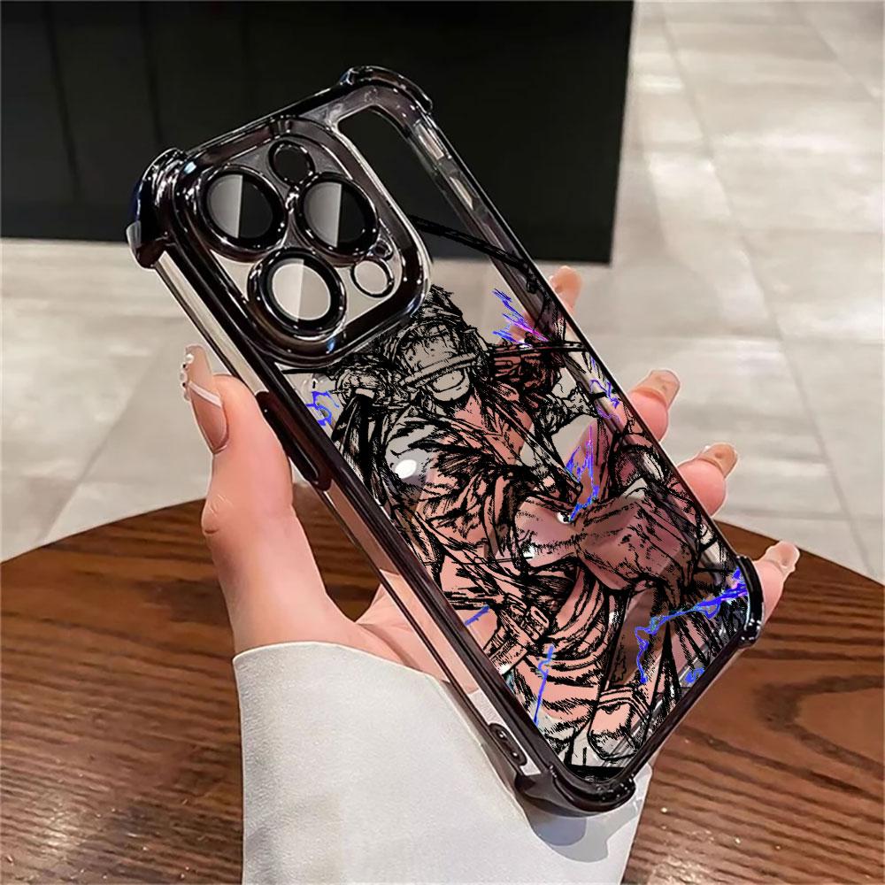 Япония O-One Piece Арт Мягкий Чехол Для iPhone 17 Pro 16 15 14 13 12 11 Pro Max Чехол 17 Plus 17E 16E 17Air Защитный Чехол Для Телефона