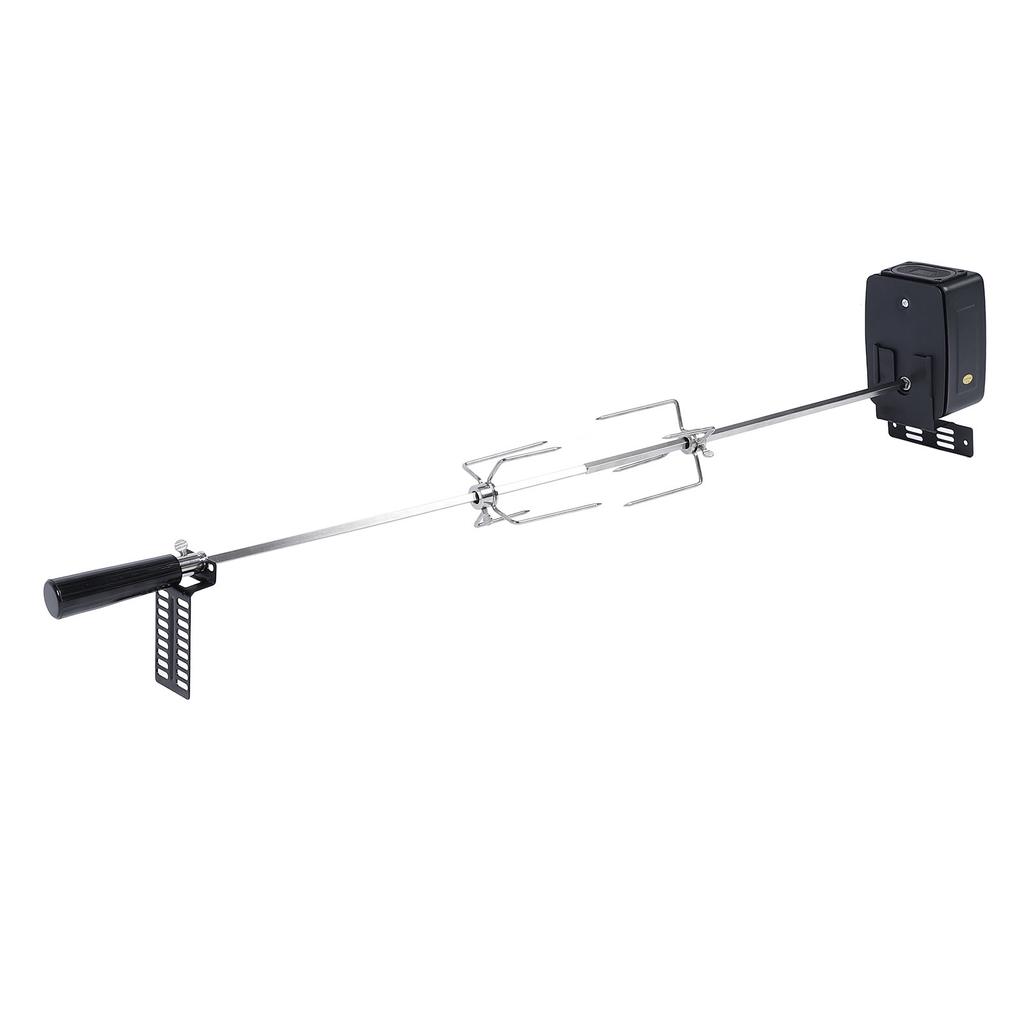 Rotisserie Grill Kit Stable Rotating Motor BBQ Grill Kit 15kg Load Capacity for Backyard Outdoor Electric Barbecue Kit