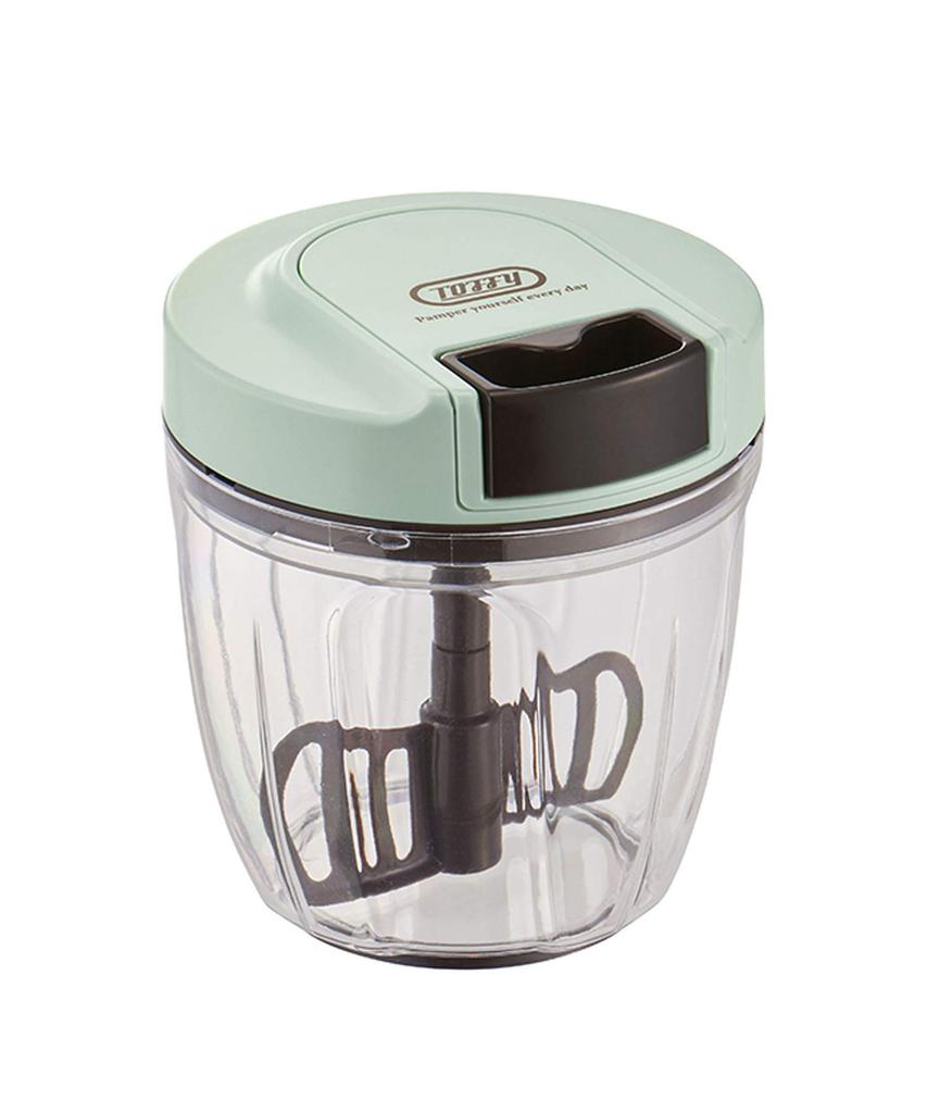 Handy Chopper II Новая модель Не требуется источник питания Ручной кухонный комбайн Измельчитель Измельчитель Блендер Стильный Милый Простой [Toffy] K-HC6 (Бледный