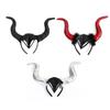 Witch Hair Accessories Ox Horn Hairband Evil Queen Evil Magic Witch Headpiece  Costume Accessory
