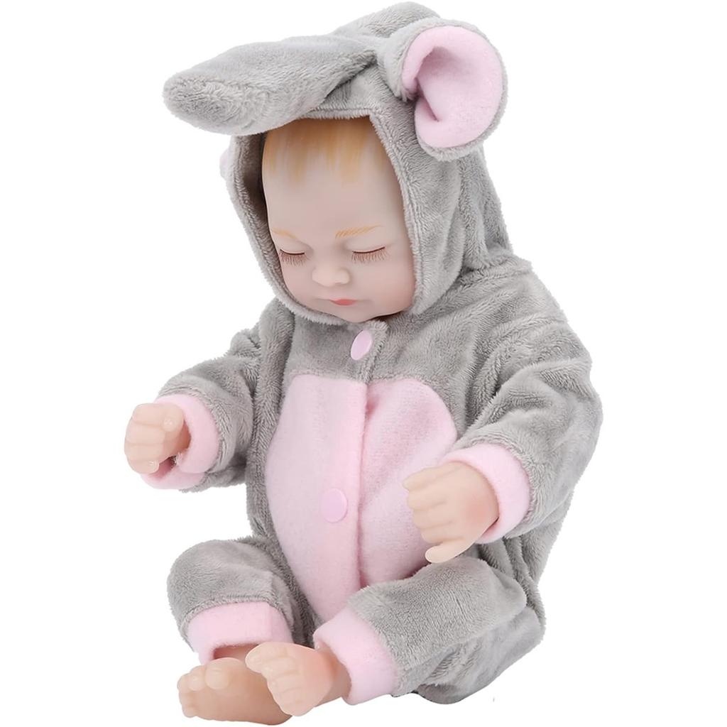 Мини-куклы реборн, мягкие силиконовые реалистичные закрывающие глаза, кукла в подарок для детей и взрослых
