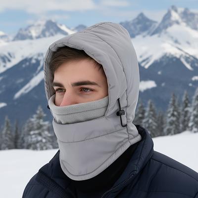 Уличный осенне-зимний шарф Маска для лица Теплая шапка Для активного отдыха Лыжная шапка Балаклава Шапки-бини