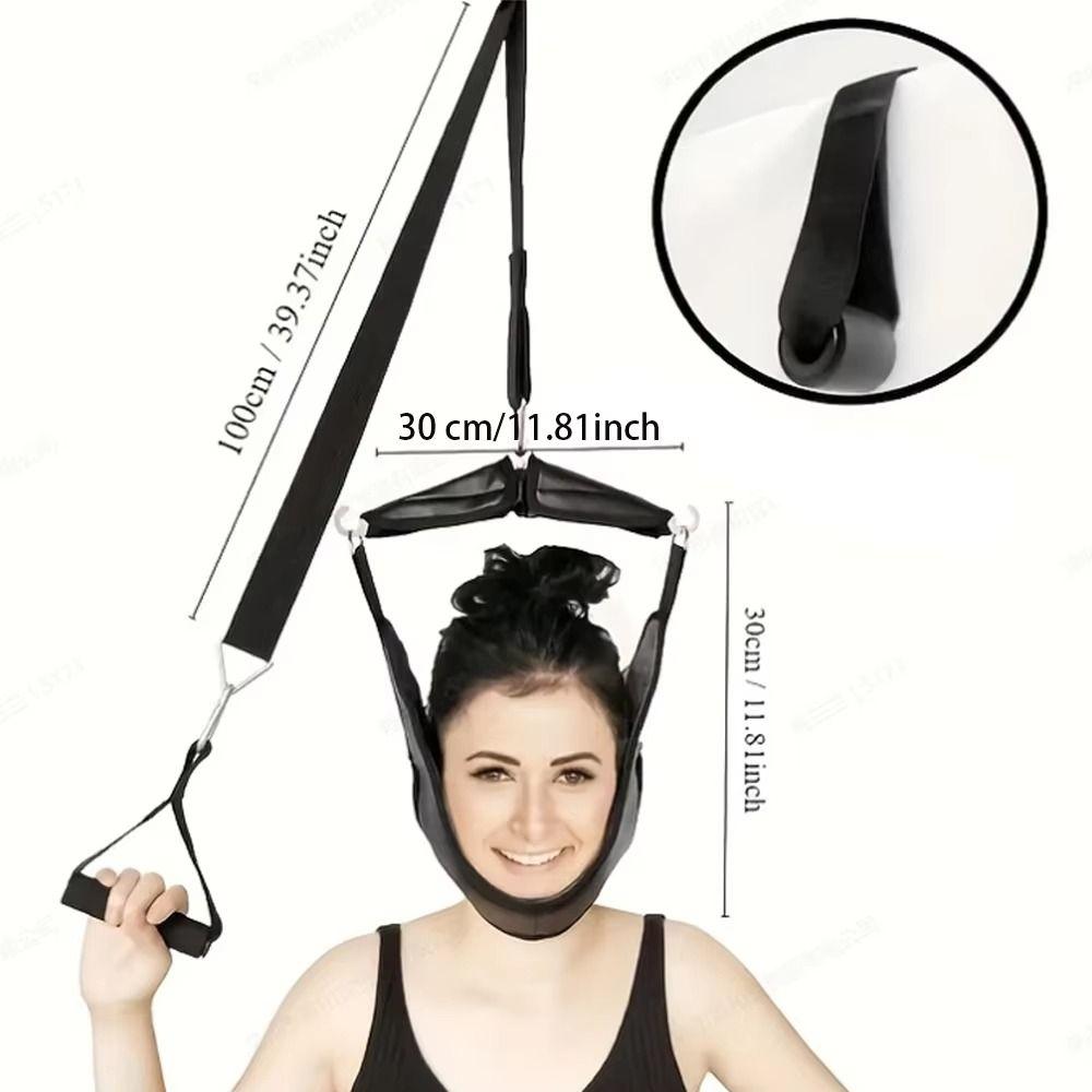 Soft Belt Cervical Neck Traction Device Adjustable Cervical Spine Orthosis Women