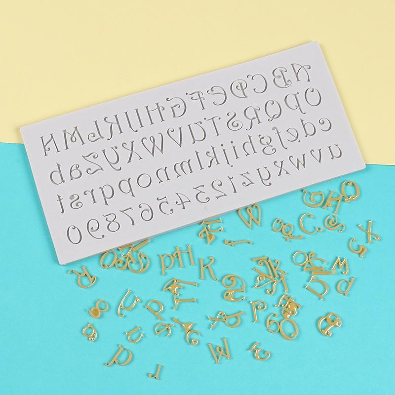 Форма для шоколада и мастики «Абстрактное искусство» для букв и цифр (Сделай сам)