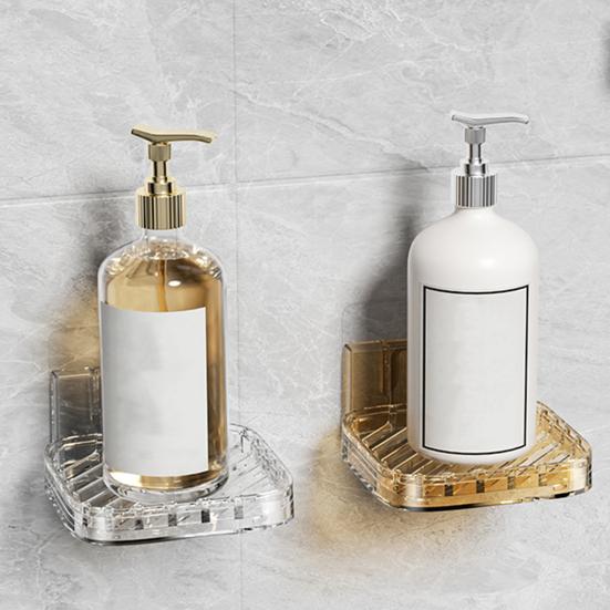 Wall-mounted Soap Box with Removable Drainage Tray Strong Load-bearing Self Adhesive Easy