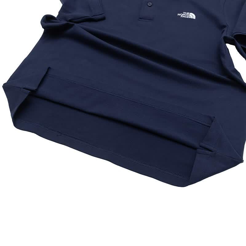 The North Face Мужская футболка-поло с коротким рукавом и логотипом