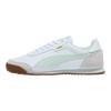 Puma Turino 2 Кожаные Удобные Легкие Минималистичные Модные Низкие Тренировочные Кроссовки Женские Кроссовки Белый Зеленый 403042-10