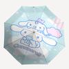 1pc Cinnamoroll Automatic Folding Umbrella - Portable 3-Fold Design with 8-Bone Iron Frame, Perfect for Outdoor Use, Festive Gifts, Travel, Daily Use,
