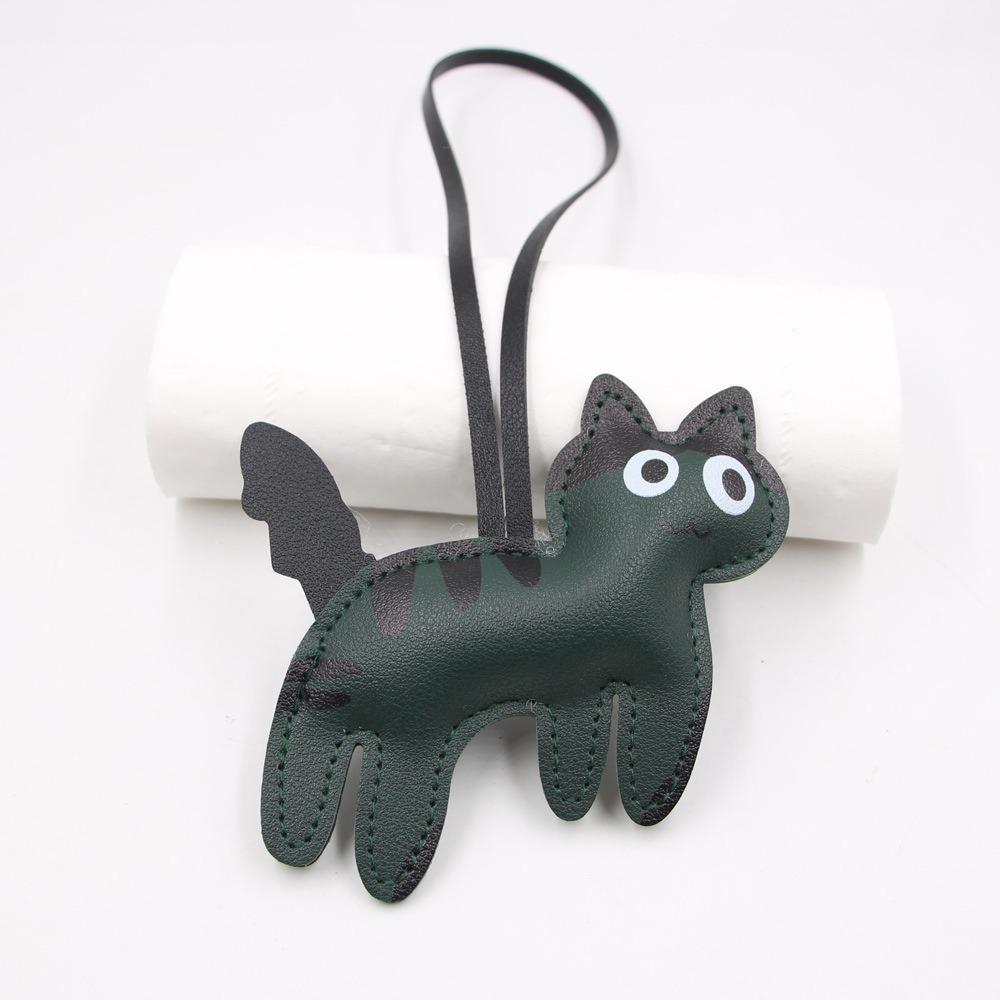 Милый щенок PU кожаный кот вешалка собака сумка кулон милый мультфильм брелок для мужчин