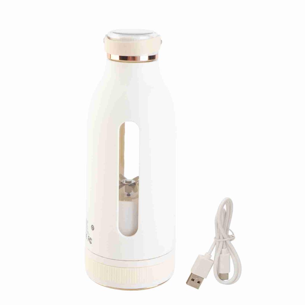 Portable Juicer Cup USB Rechargeable Multi Functional Small Portable Blender for Travel Office Gym