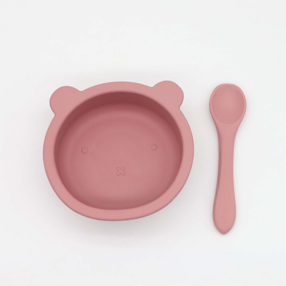 Waterproof Silicone Suction Bowls Flexible Feeding Bowl Set Feeding Tableware Learning To Eat