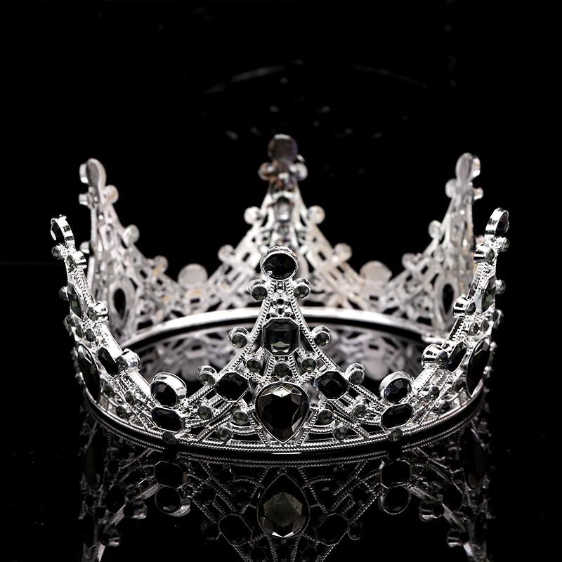 Cake Decoration Crown Upright Ornament Adult Retro Birthday Baking Insert Plastic Head Decoration Children Little Crown For Cake