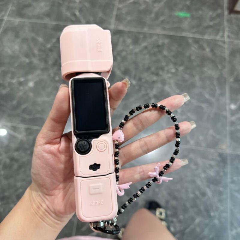 Мягкий силиконовый защитный чехол для DJI OSMO Pocket3 - Пылезащитная крышка для объектива и подвеса