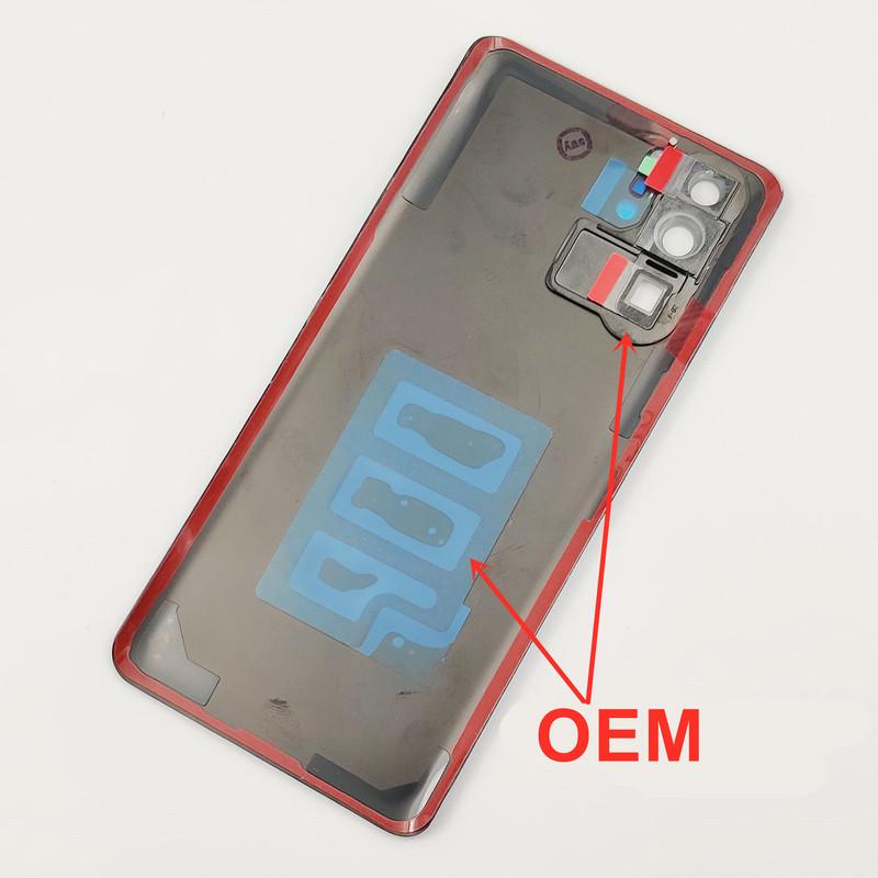 Для Huawei P30 Pro OEM A + новая крышка батарейного отсека, жесткая задняя крышка, задняя панель корпуса + объектив рамки камеры + клейкий логотип