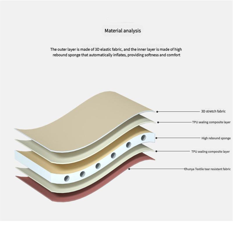 Самонадувающаяся 3D подушка из пены, портативная походная дорожная подушка, легкая, компактная, с поддержкой шеи для отдыха на открытом воздухе, для сна в палатке