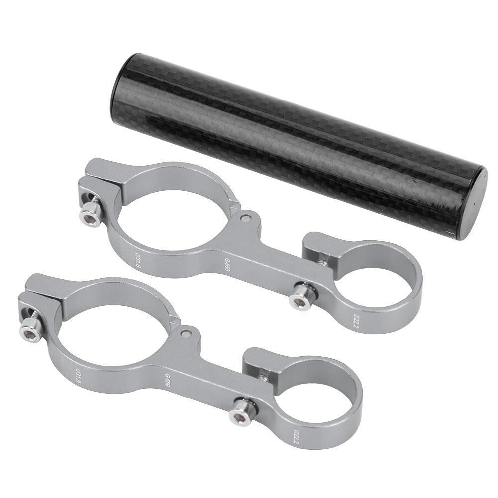 Aluminium Alloy Cycling Odometer Extension Mount Bike Computer Extra Holder (Black)