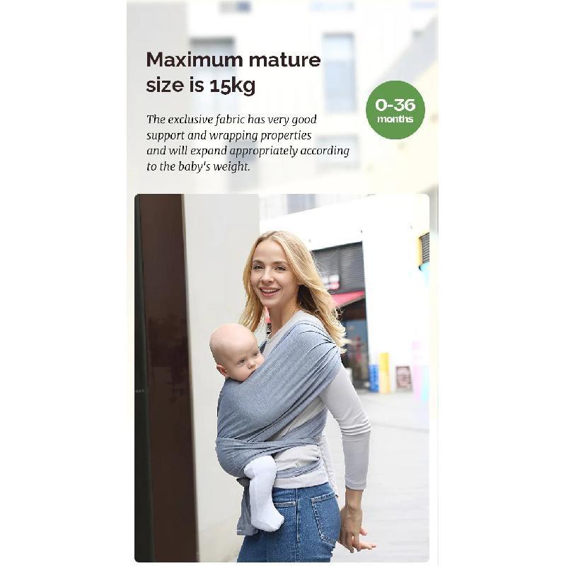 Ergonomic Baby Backpack Newborn Sling with Backpack Straps Outdoor Parenting X-shaped Support Comfortable Baby Carrier
