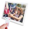 15.4Inch 1280*800HD Digital Photo Picture Frame Alarm Clock Player Album Remote Control White