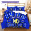 The Blues logo  Pattern Bedding Quilt Set Quilt Cover Pillowcase Home Decoration Birthday Gift (1 * duvet cover + 2 * pillowcase, without core)