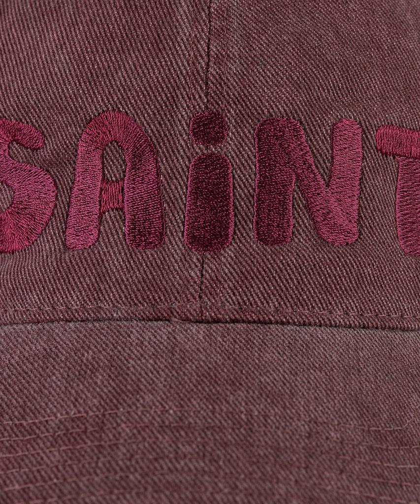 Кепка Saint Damaged Pigment - Бордовый