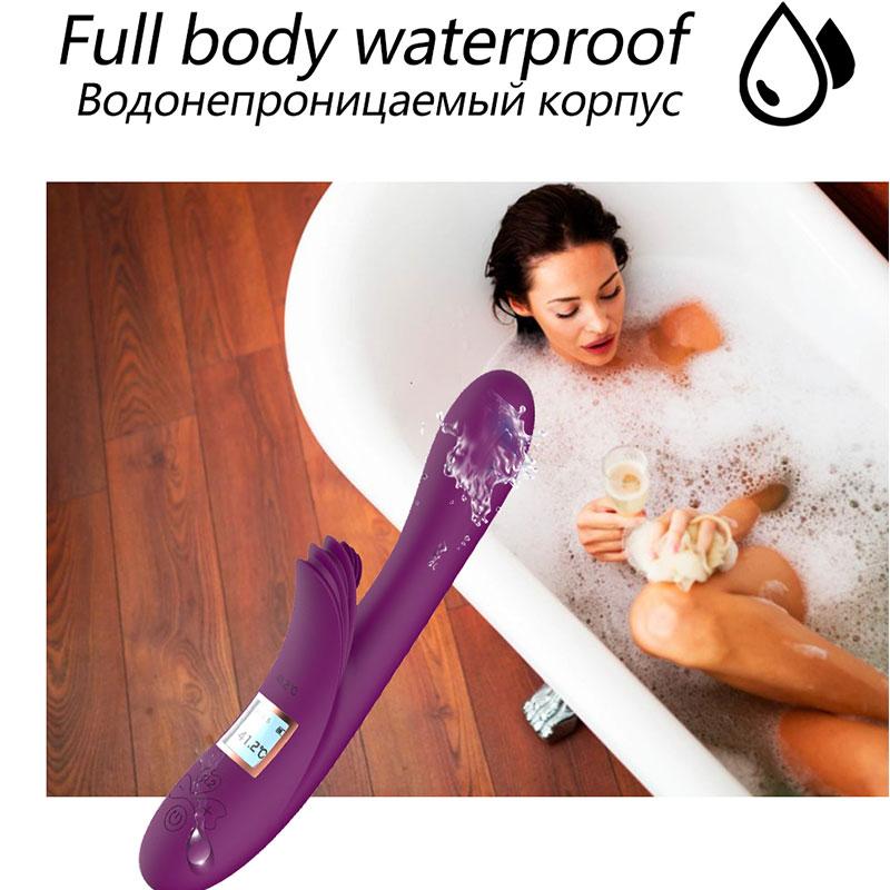 Вибратор для лизания языка для женщин, мастурбация, подогрев, стимулятор точки G, клитора, оргазм влагалища, оральный секс-игрушки для взрослых