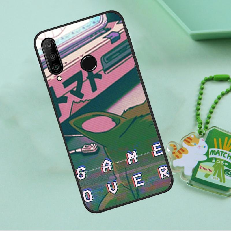 Ретро Эстетика Японская Игра Окончена Для Huawei Nova 8i 11i 12i 12s 9 10 SE Y90 Y60 Y70 Y72 Y61 Y91 P20 P30 P40 Lite P60 Pro Чехол