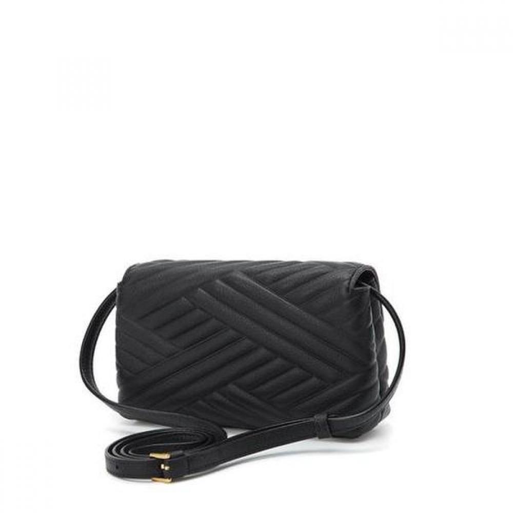 Daks Black Leather Mini Crossbody Bag Dcba2f367