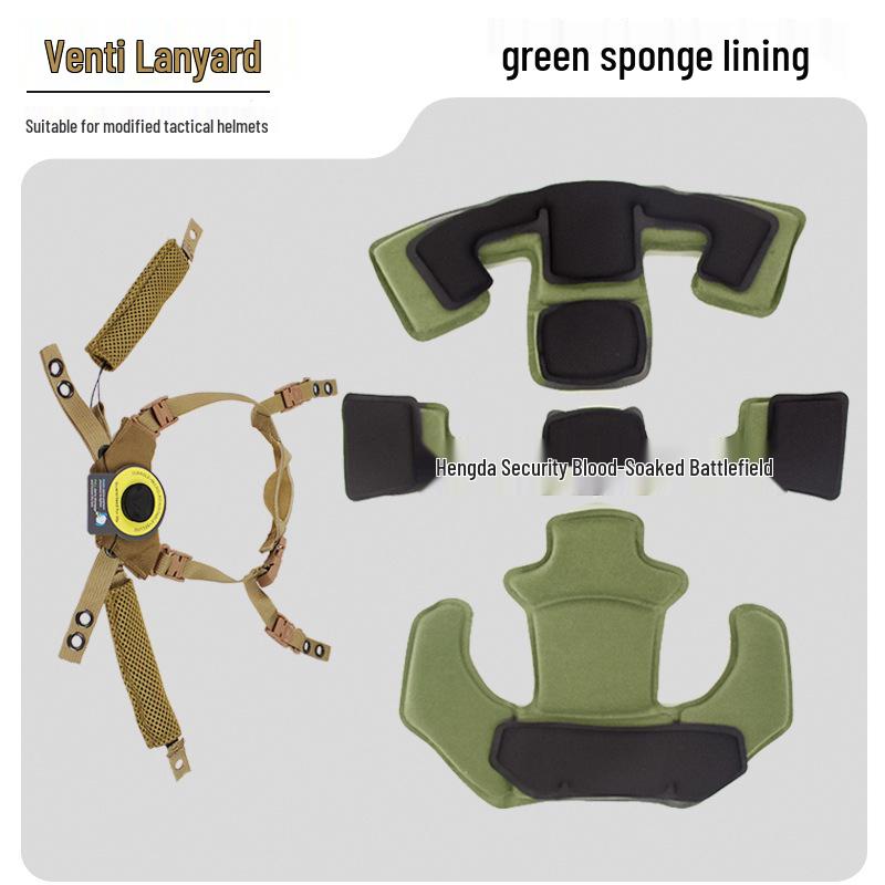 Wendy Adjustable Tactical Helmet Foam Set with Knob