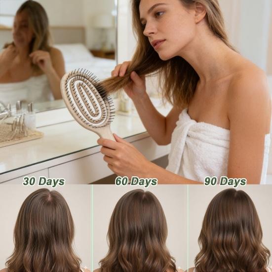 Women Hair Detangler Brush Anti-static Scalp Massage Vented Hairbrush Wavy Straight Wet