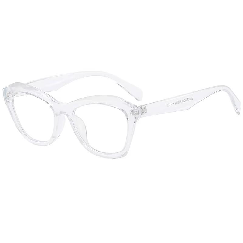Cat Eye Shape Clear Glasses Vintage Trend Multi Color Optional Blue Light Blocking Glasses 3860