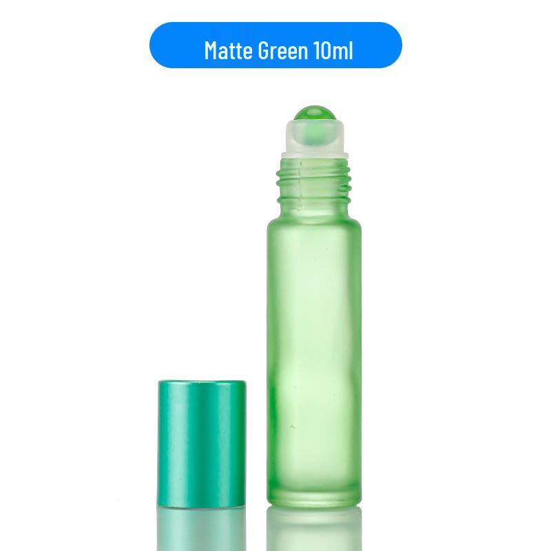 Матовый флакон роллер из белого хрустального стекла для эфирных масел