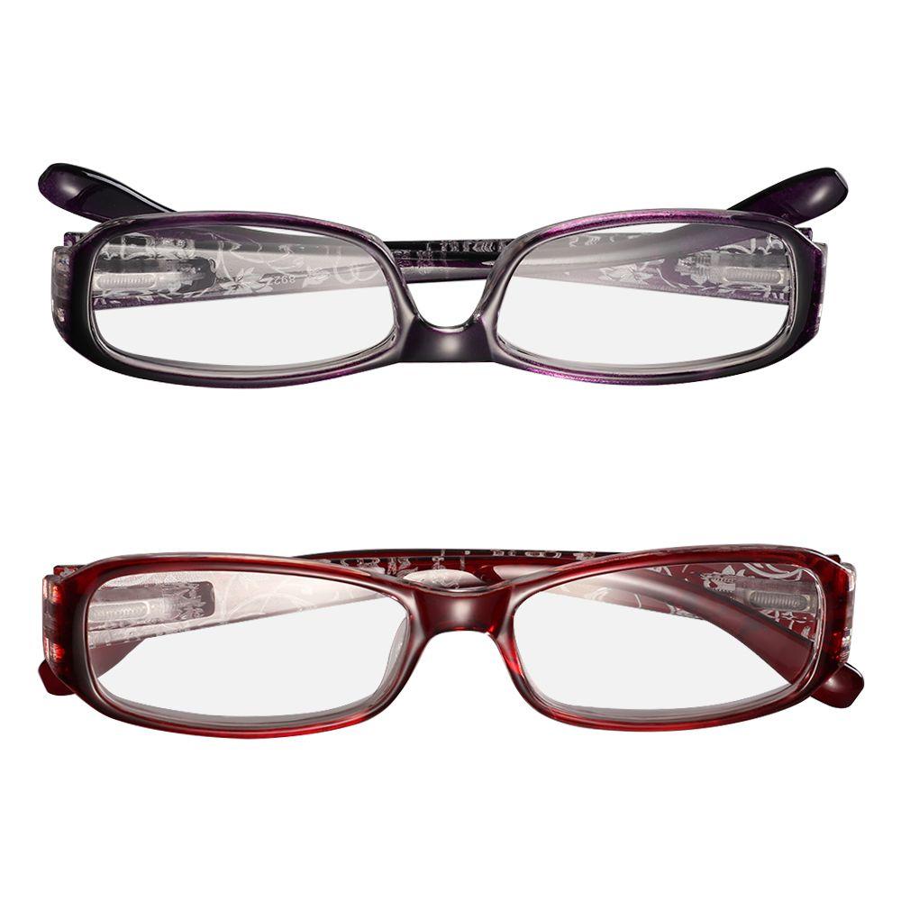 Flower Ultra Light Resin Spring Hinge Eyeglasses Reading Glasses +1.00~+4.0 Diopter Vision Care