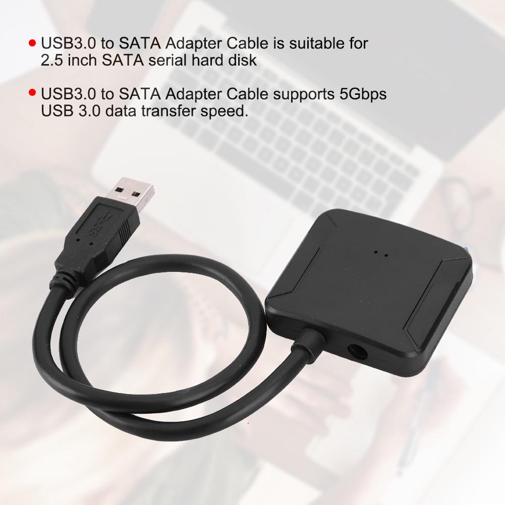 Кабель-адаптер USB 3.0 на SATA Кабель-конвертер для компьютера Кабель для передачи данных 2,5-дюймового мобильного жесткого диска