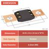 2Pcs 30A-500A MEGA Fuse 32V Automotive Fuse Durable ANL Car Fuse  for Car Audio Marine Boat