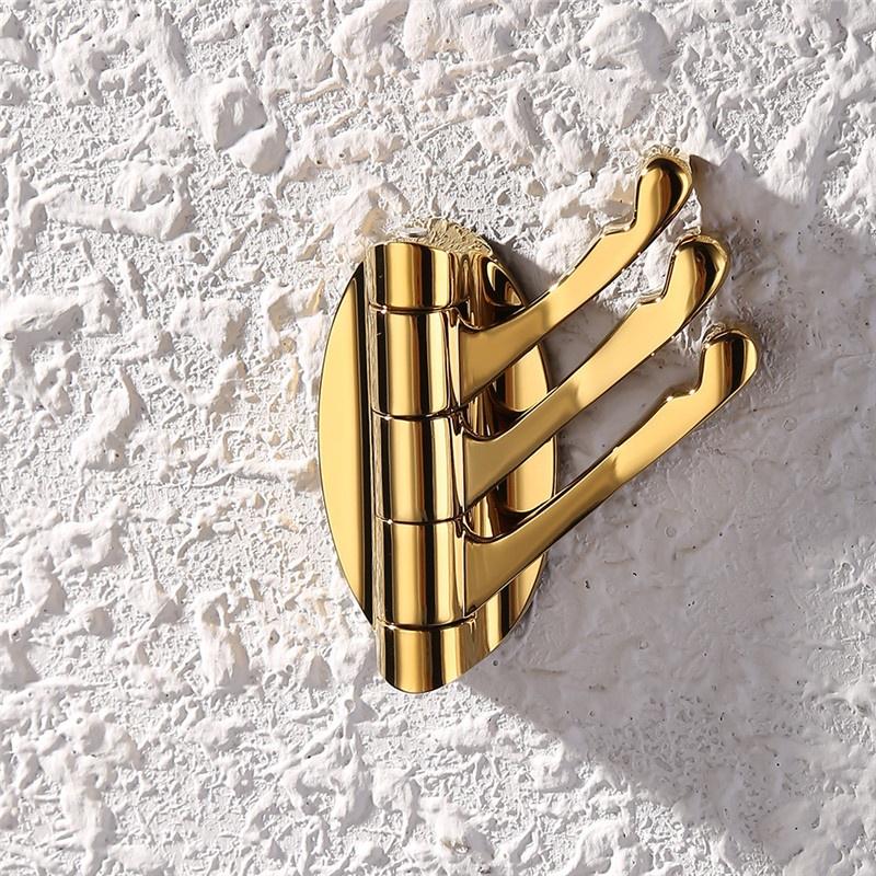 1 шт. хромированные латунные универсальные вращающиеся крючки для активного отдыха тяжелый твердый металлический настенный крючок для одежды