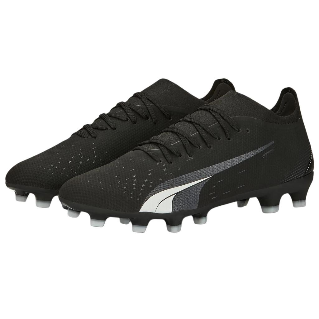 Puma Ultra Match Round Toe Lace-Up AG FG Durable Soccer Shoes Men Soccer Shoes Black 107217-02