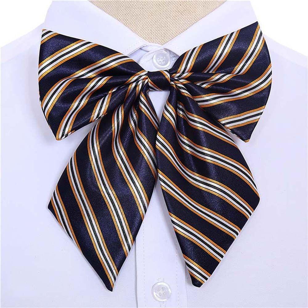 Корейский стиль стюардесса авиакомпании галстук в горошек JK униформа галстуки-бабочки галстуки с бантом дамы/девочки