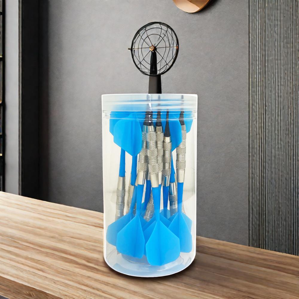 Portable Durable Plastic & Iron Barrels Dart Organizer Case for Sport Dart Games Customized Color Penpen Model 004 15 Pieces/Box