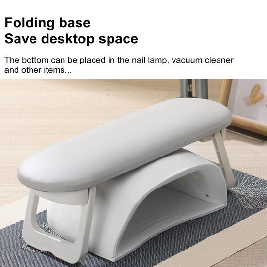 Подставка для рук для маникюра, подставка для рук, складная, из искусственной кожи, подушка для ногтей, держатель для рук, регулируемая подушка для рук для маникюра, нейл-арт