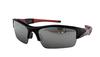 [Mukojima Automotive Products Manufacturing Co., Ltd.] MYS Sunglasses, Sports Style, Silver X Black Red, Mirror, PY5104-1